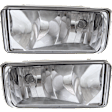 Front, Driver and Passenger Side Halogen Fog Light, With bulb(s), CAPA Certified