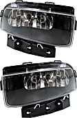 Front, Driver and Passenger Side Fog Lights, With Bulb(s), Halogen