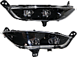 Front, Driver and Passenger Side Fog Lights, With bulb(s), LED, CAPA CERTIFIED