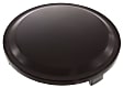Fog Light Cover - Front, Driver and Passenger Side, Black