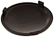 Fog Light Cover - Front, Driver and Passenger Side, Black