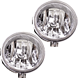 Front, Driver and Passenger Side Fog Lights, With Bulb(s), Halogen