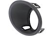 Front, Driver and Passenger Side Fog Light Trims, Primed, For Models Without Tow Hook Holes