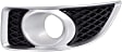 Front, Driver and Passenger Side Fog Light Trims, Textured Black