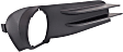 Front, Driver and Passenger Side Fog Light Trims, Textured Black