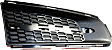 Front, Driver and Passenger Side Fog Light Trims, Textured Black, For Models With HID Headlight