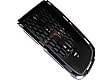 Front, Driver and Passenger Side Fog Light Trims, Textured Black, For Models With HID Headlight