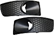 Front, Driver and Passenger Side Fog Light Trims, Textured Black, 4 Cyl., 2.0L Engine