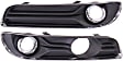 2011-2014 Chrysler 300 - Front, Driver and Passenger Side Fog Light Trims, Black and Chrome, For Models With Adaptive Cruise Control