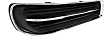Fog Light Cover - Front, Driver and Passenger Side, Black and Chrome