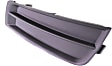 Fog Light Cover - Front, Driver and Passenger Side, Black