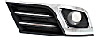 2016 Chevrolet Traverse - Driver and Passenger Side Fog Light Trim, Black and Chrome