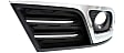 2016 Chevrolet Traverse - Driver and Passenger Side Fog Light Trim, Black and Chrome