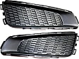 2013 Cadillac ATS - Front, Driver and Passenger Side Fog Light Cover, For Models Without HID Headlights, Textured Black