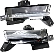 Driver and Passenger Side Driving Lights, CAPA CERTIFIED