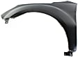 Front, Driver and Passenger Side Fenders, With body cladding holes