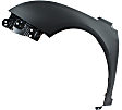 Front, Driver and Passenger Side Fenders, Without turn signal light hole, CAPA CERTIFIED