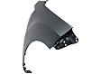 Front, Driver and Passenger Side Fenders, Without turn signal light hole, With rocker molding hole