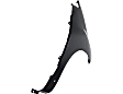 Front, Driver and Passenger Side Fenders, Without turn signal light hole, With rocker molding hole