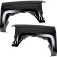 Front, Driver and Passenger Side Fenders, CAPA CERTIFIED
