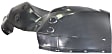 Front, Driver and Passenger Side, Fender Liner