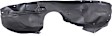 2010-2016 Cadillac SRX - Front, Driver and Passenger Side, Fender Liner