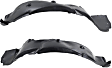 Front, Driver and Passenger Side, Fender Liner