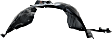 2013-2015 Chevrolet Malibu - Front, Driver and Passenger Side, Fender Liner