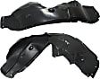 Front, Driver and Passenger Side, Fender Liner