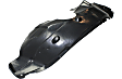 Front, Driver and Passenger Side, Fender Liner
