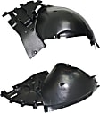Front, Driver and Passenger Side, Front Section, Fender Liner
