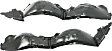 Front, Driver and Passenger Side, Fender Liner