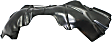 Front, Driver and Passenger Side, Fender Liner