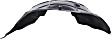 Front, Driver and Passenger Side, Fender Liner