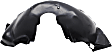 Front, Driver and Passenger Side, Fender Liner