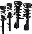 Front and Rear, Driver and Passenger Side Fully Loaded Strut