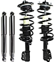 2006 Pontiac Torrent - Front and Rear, Driver and Passenger Side Shock and Fully Loaded Strut