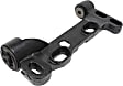 Control Arm Bracket - Front, Driver and Passenger Side, Lower, Black, Iron