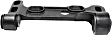 Control Arm Bracket - Front, Driver and Passenger Side, Lower, Black, Iron