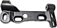 Control Arm Bracket - Front, Driver and Passenger Side, Lower, Black, Iron