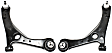 Front, Driver and Passenger Side, Lower Control Arms