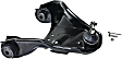 Front, Driver and Passenger Side, Upper and Lower Control Arms, with Ball Joint(s)