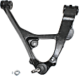 Front, Driver and Passenger Side, Lower Control Arms, Assembly, Forged Arm; With Ball Joints and Bushings