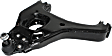 Front, Driver and Passenger Side, Lower Control Arms, With Ball Joint Assembly, For Models With Front Coil Springs, Rear Wheel Drive