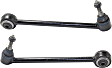 Front, Driver and Passenger Side, Lower, Rearward Control Arms