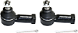 Front, Driver and Passenger Side, Outer Tie Rod Ends