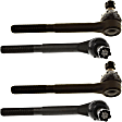 Front, Driver and Passenger Side, Inner and Outer Tie Rod Ends