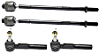 Front, Driver and Passenger Side, Inner and Outer Tie Rod Ends