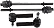Front, Driver and Passenger Side, Inner and Outer Tie Rod Ends