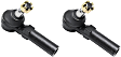 Front, Driver and Passenger Side, Outer Tie Rod Ends